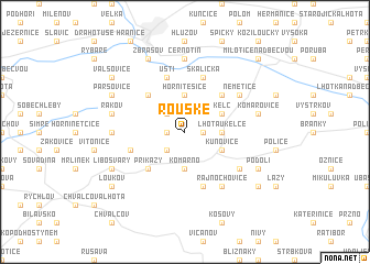 map of Rouské