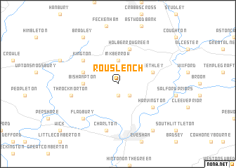 map of Rous Lench