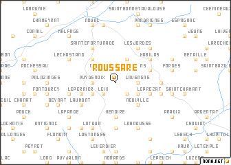 map of Roussare