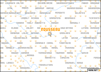 map of Rousseau