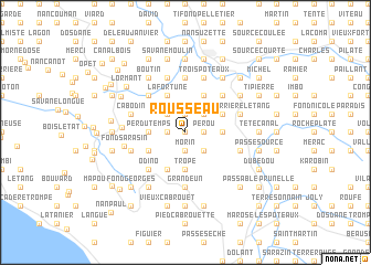 map of Rousseau