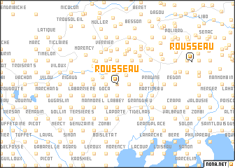 map of Rousseau