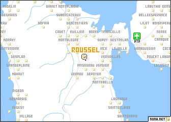 map of Roussel