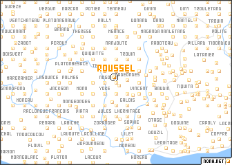 map of Roussel