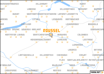 map of Roussel