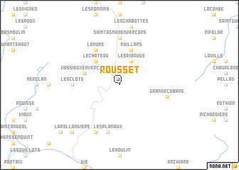 map of Rousset