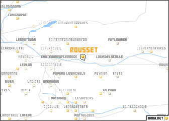 map of Rousset