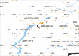 map of Rousset