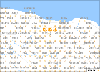 map of Rousse