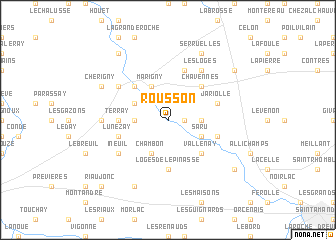 map of Rousson