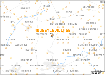 map of Roussy-le-Village