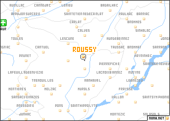 map of Roussy