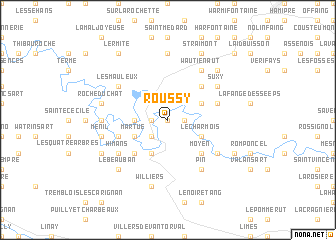 map of Roussy