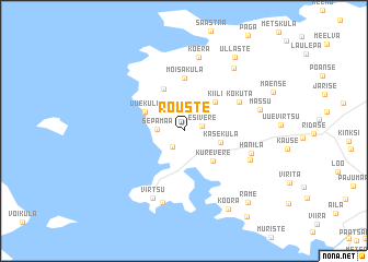 map of Rõuste