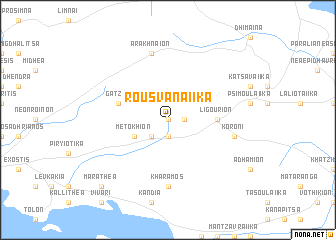 map of Rousvanaíika