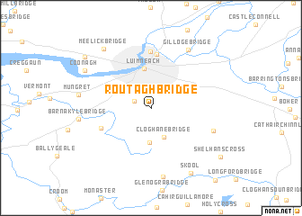 map of Routagh Bridge