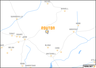 map of Routon