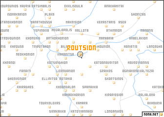 map of Roútsion