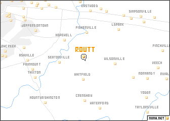 map of Routt