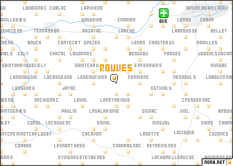 map of Rouves