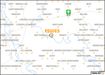 map of Rouves