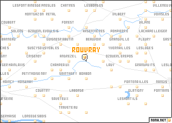 map of Rouvray