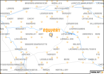 map of Rouvray