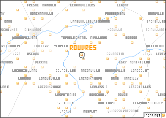 map of Rouvres