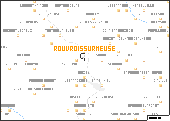 map of Rouvrois-sur-Meuse