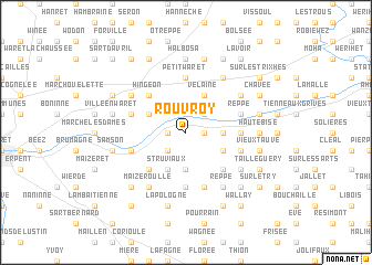 map of Rouvroy