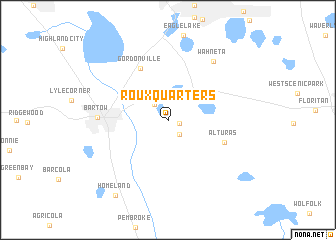 map of Roux Quarters