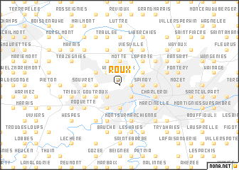 map of Roux