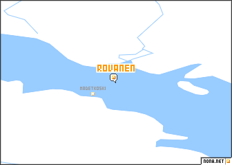 map of Rovanen