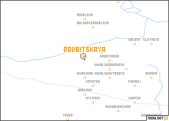 map of Rovbitskaya