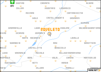 map of Roveleto