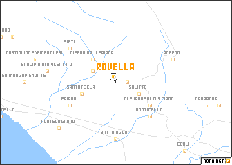 map of Rovella