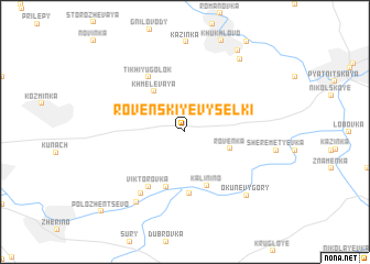 map of Rovenskiye Vyselki