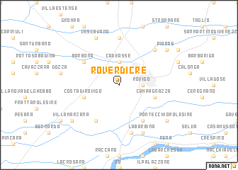 map of Roverdicrè