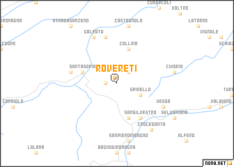 map of Rovereti