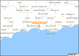 map of Roverino