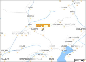 map of Rovetta