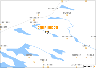 map of Rovevaara