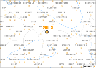 map of Róvia