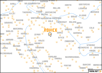 map of Rovicë