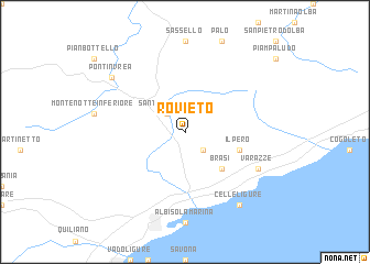 map of Rovieto