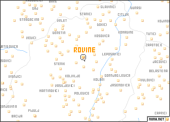 map of Rovine