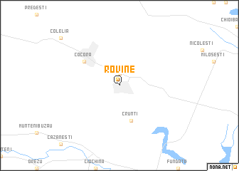 map of Rovine