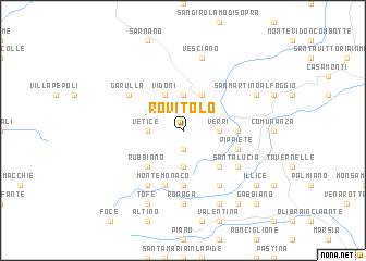 map of Rovitolo