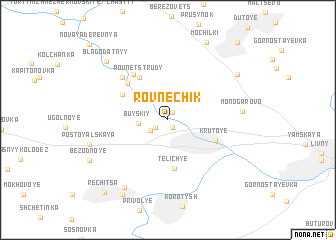 map of Rovnechik