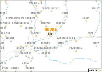 map of Rovné